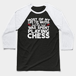 Funny Chess Player Gift Baseball T-Shirt